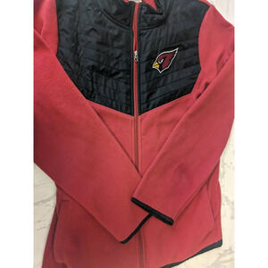 NFL St Louis Cardinals Jacket Red Black Full Zip Baseball xxl youth